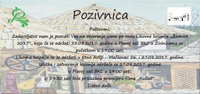 Likovnu koloniju “Živinice 2017” počinje 25. avgusta