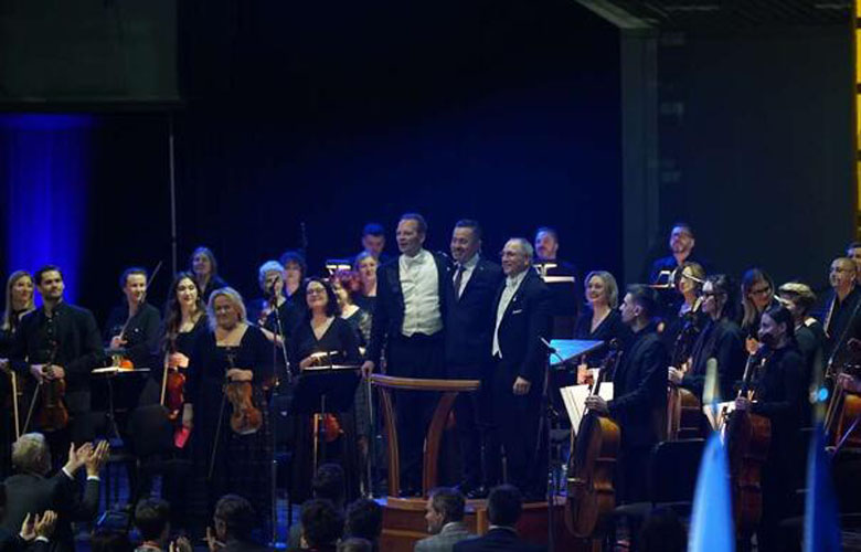 sarajevska filharmonija odrzala koncert u dejtonu povodom 30 godisnjice od potpisivanja mirovnbog sporazuma i prekida rata u bih