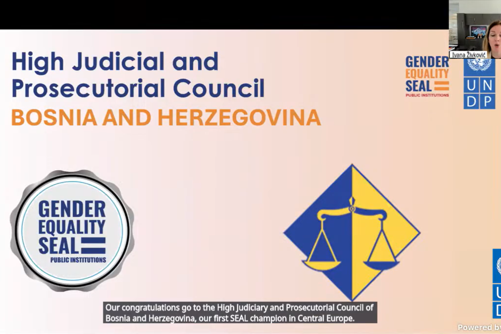 bih odlikovana za reformu javnih institucija kroz prizmu rodne ravnopravnosti