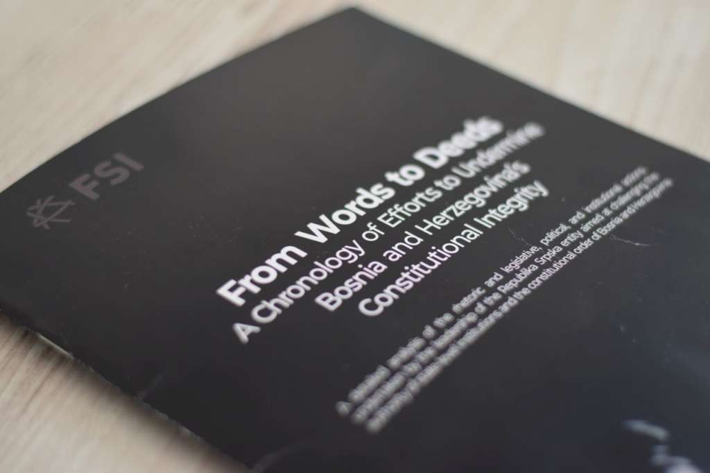 u srebrenici je danas predstavljen izvjestaj hronologija pokusaja podrivanja ustavnog poretka bih