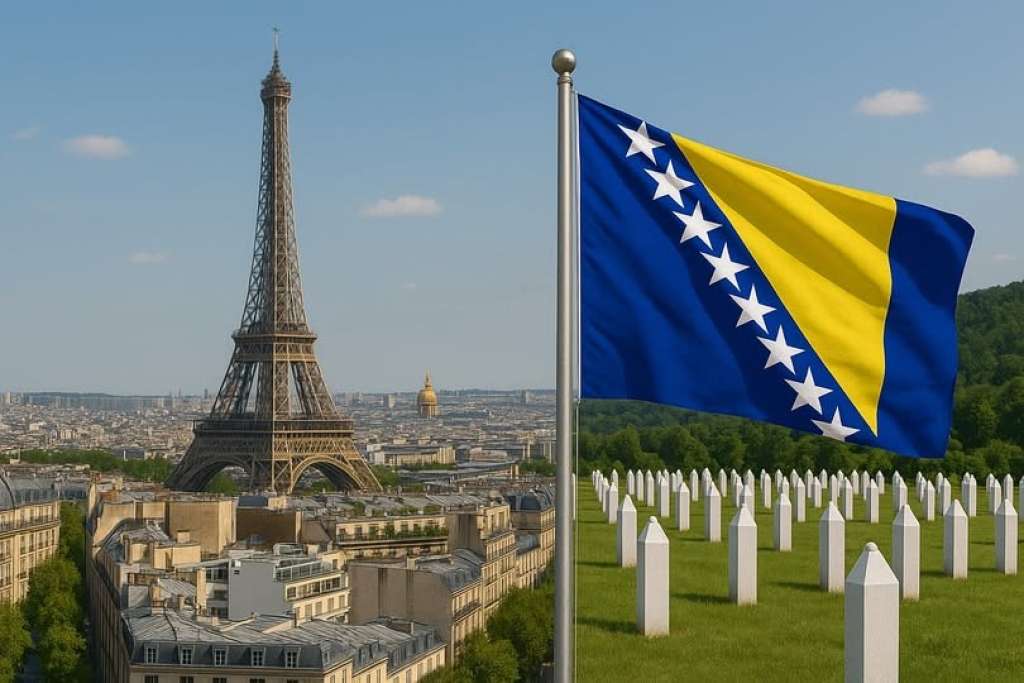 u parizu ce danas biti upriliceno otvaranje spomen obiljezja zrtvama genocida u srebrenici ovom cinu prisustvivat ce i clan predsjednistva bih denis becirovic