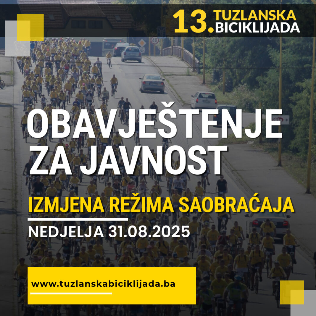 Obavještenje 2025 obustava saobracaja