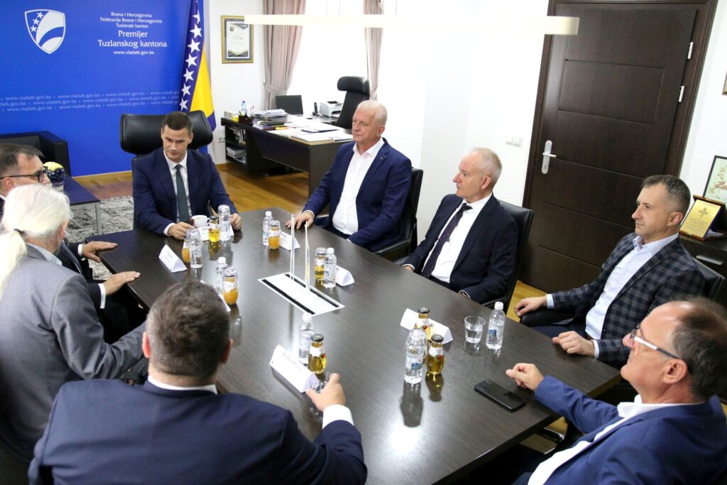 delegacija kompanije solino iz polske posjetila rudnik soli i vladu tuzlanskog kantona