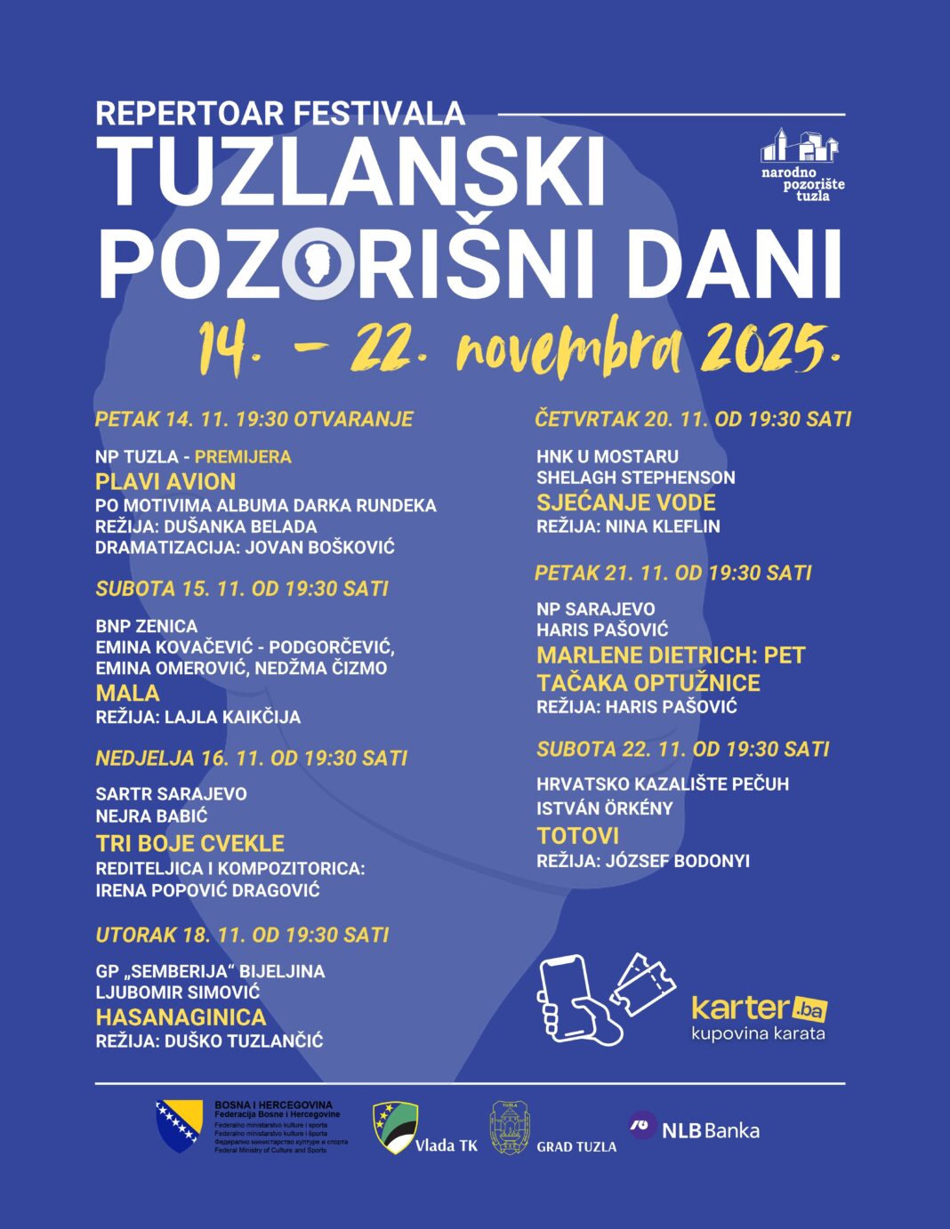 Tuzlanski Pozorisni Dani Plakat B2